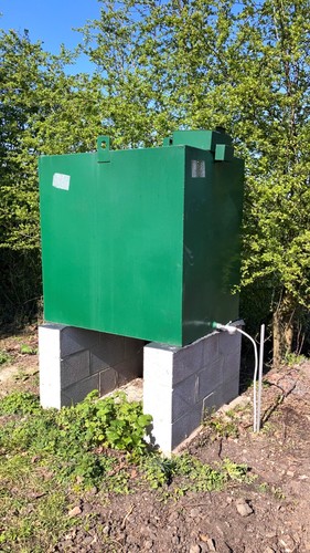 1225 litre steel bunded oil