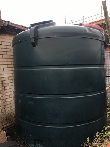 Bunded oil tank - bunded, used