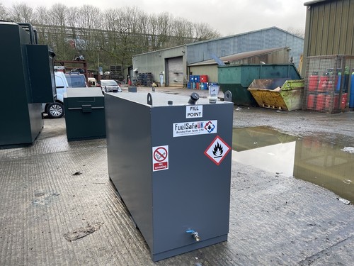 1500l litre steel bunded oil - steel,